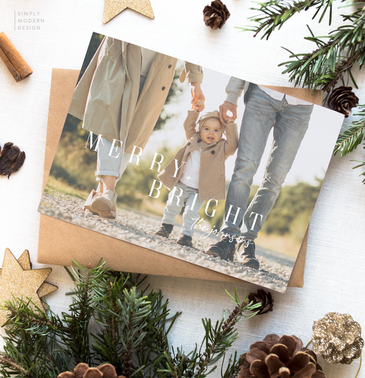 merry + bright minimalist