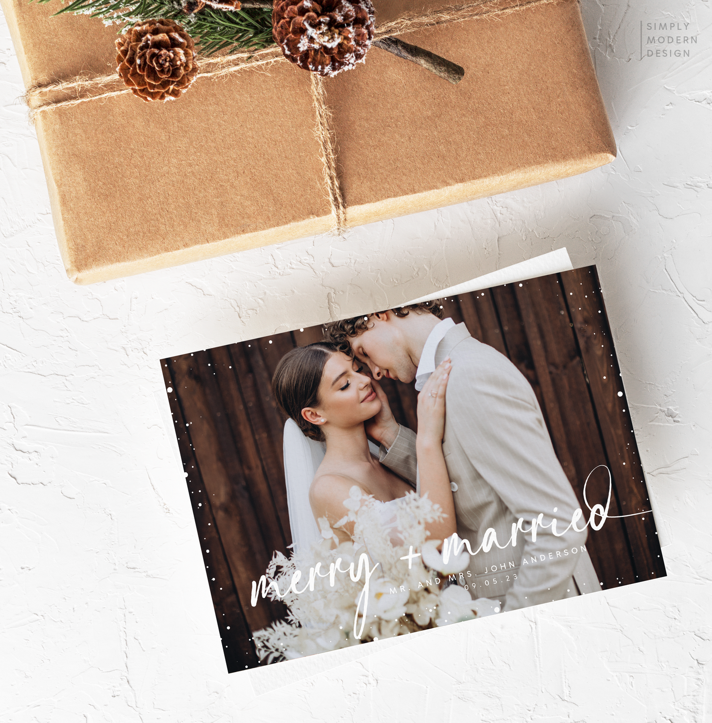 merry + almost married full snowflakes