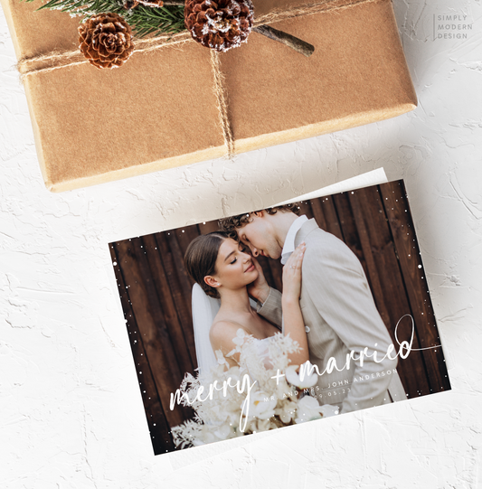 merry + almost married full snowflakes