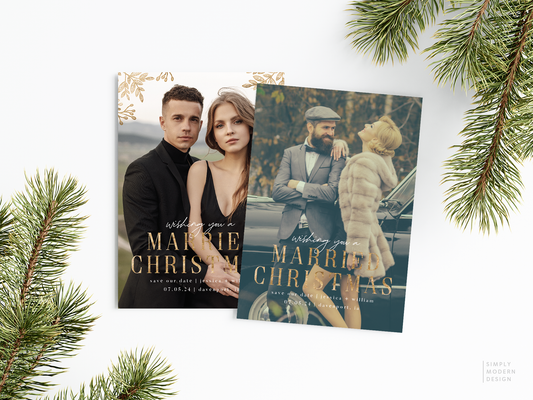 gold holiday wedding