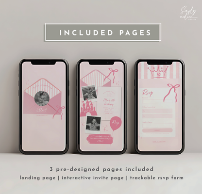 Princess Girl's Birthday Invitation